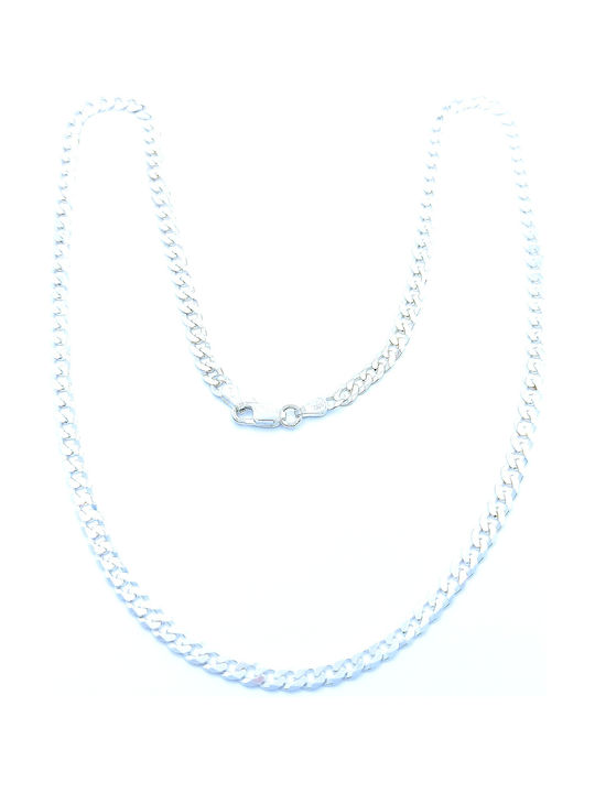 PS Silver Silberne Kette Nacken Dünn Dicke 3.85mm und Länge 60cm