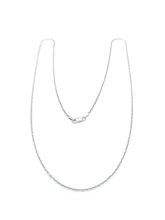 PS Silver Silver Chain Neck Thin Thickness 2.25mm and Length 51cm