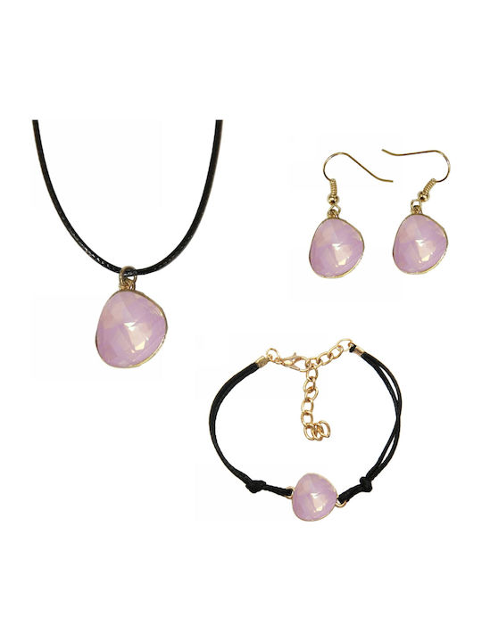 Tatu Moyo Set with Necklace , Earrings & Bracel...