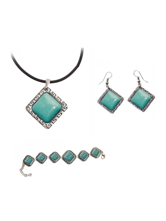 Tatu Moyo Set with Necklace , Earrings & Bracel...