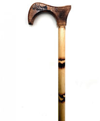 Wooden Art Μπαστούνι Βάδισης 0247