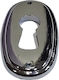 Rosette - Door Escutcheon Furniture Silver