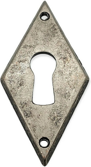 Rosette - Door Escutcheon Furniture Silver