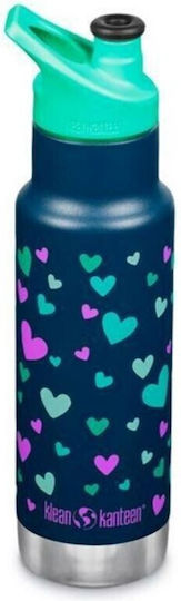 Klean Kanteen Classic Narrow Stainless Steel Kids Water Bottle Disney Cars Thermos with Screw-On Cap Non Spill 355ml (Various Designs/Colors)