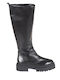 Leder Damenstiefel Schwarz