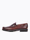 Seahorse Δερμάτινα Ανδρικά Loafers σε Καφέ Χρώμα