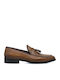 Leder Herren Mokassins in Tabac Braun Farbe