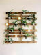 Wall Decoration Garden Wooden 0.57cmx0.14cmx0.75cm G-F6A
