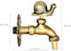 Decorative Faucet Garden Brass 4400015540004