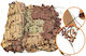 Rechteckig Tarnnetz Beige auf Rolle 3x6m