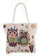 Fabric Beach Bag Multicolour