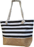 Beach Bag Multicolour with Stripes