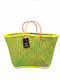 Straw Beach Bag Green