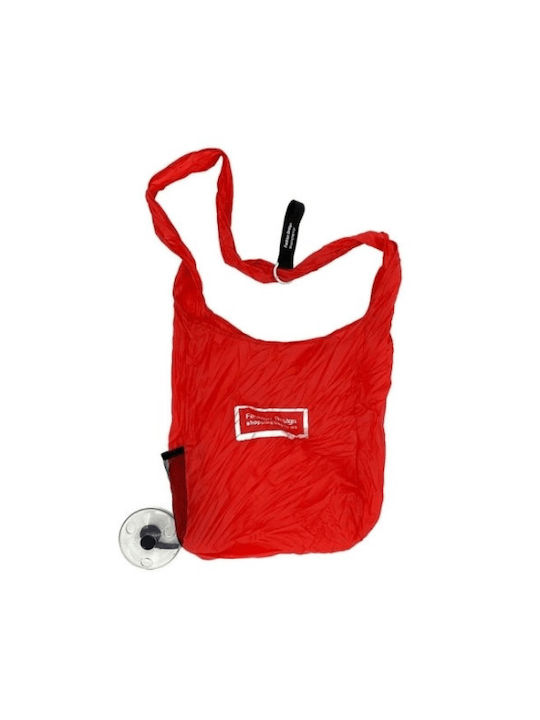Τσάντα για Ψώνια σε Κόκκινο χρώμα