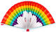 Rainbow Carnival Fan PAPRKIT6