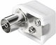 Stecker UHF weiblich Weiß (3214)