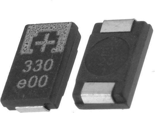 Smd Tantalum Кондензатор Тантал 330микрофаради (μF) 2.5V 4бр 1207
