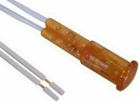 LED Anzeigelampe 220V Gelb 30801-010
