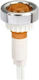 LED Ενδεικτική Λυχνία 220V Πορτοκαλί 1τμχ 30801-022