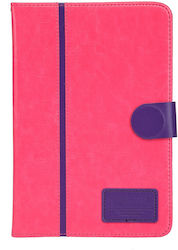 Ipad Mini 1 2 3 Flip Cover Piele artificială Fuchsia (iPad mini 1,2,3) IP263