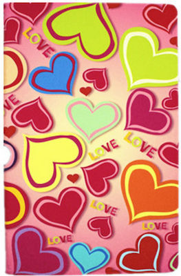 Hearts Flip Cover Piele artificială Multicolor (MediaPad T5 10) 10.231669