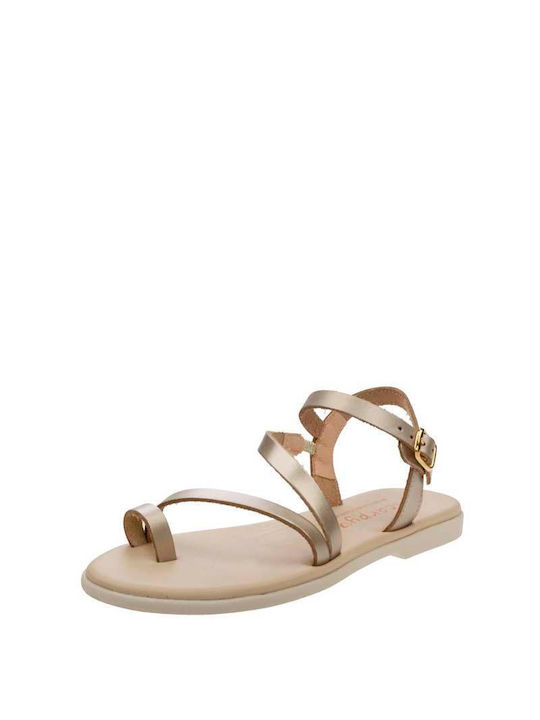 Scarpy Kinder Sandalen Beige