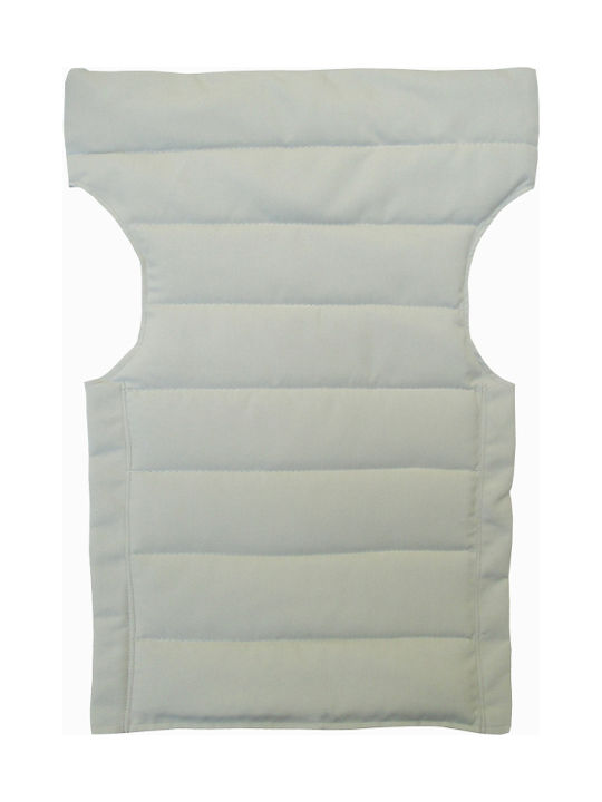 Politishome Director Chair Fabric White 46.5x79cm