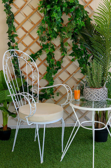 Be Comfy Garden Chair Cushions Ecru 43x43cm