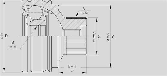 Open Parts Комплект съединения за Audi Q5