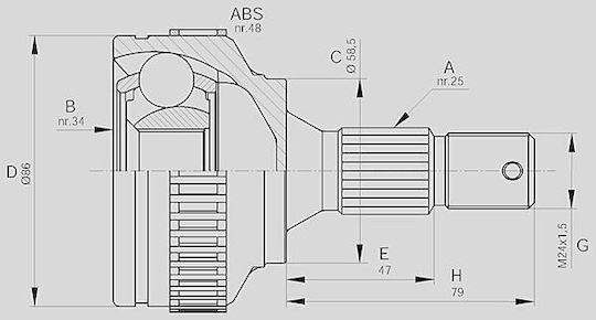 Open Parts Gelenk-Bausatz für Citroen C4