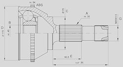 Open Parts Gelenk-Bausatz für Fiat Ducato Peugeot Boxer Open Parts Gelenk-Bausatz für Fiat Ducato Peugeot Boxer