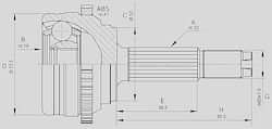 Open Parts Joint Kit for Chevrolet Aveo