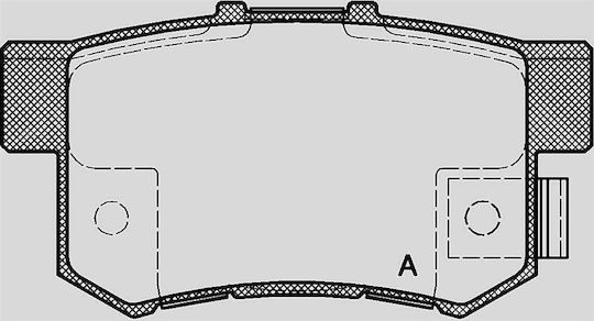 Open Parts Brake Pad for Honda CR-V