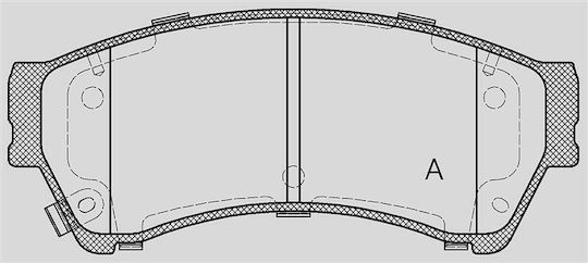 Open Parts Σετ Τακάκια για Mazda 6