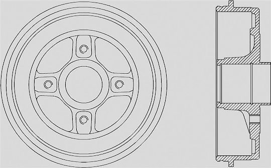 Open Parts Ταμπούρα για Renault Kangoo