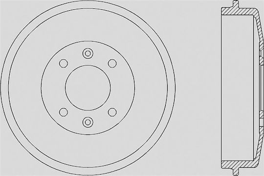 Open Parts Bremstrommeln für Citroen Berlingo