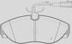 Open Parts Bremsbelag für Citroen Pullover