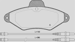 Open Parts Спирачна Накладка