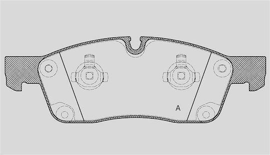 Open Parts Σετ Τακάκια για Mercedes-Benz GLE