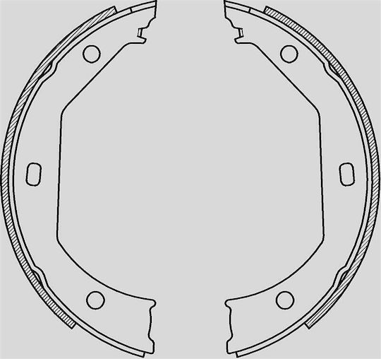 Open Parts Комплект спирачни обувки за BMW X1