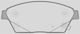 Open Parts Brake Pad Front for Chevrolet Cruze Opel Mokka