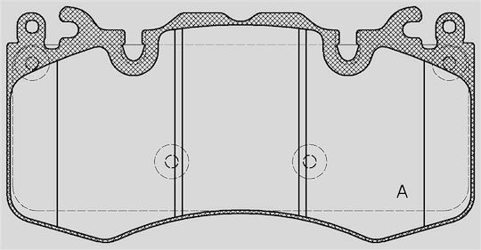 Open Parts Спирачна накладка за Land Rover Рейндж Роувър