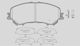 Open Parts Brake Pad for Nissan Qashqai
