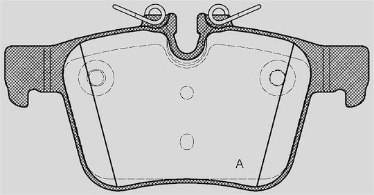 Open Parts Σετ Τακάκια για Volvo XC 90