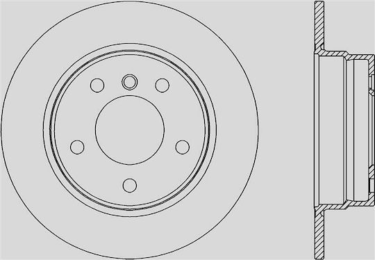 Open Parts Σετ Δισκόπλακες 1τμχ για BMW E87