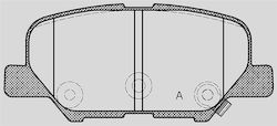 Open Parts Bremsbelag für Mitsubishi Asx