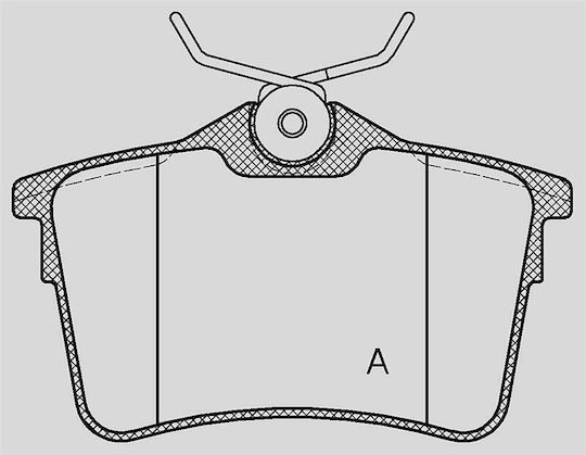 Open Parts Σετ Τακάκια για Citroen Berlingo Rover 75