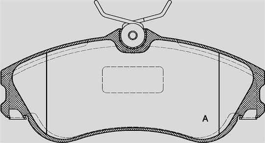 Open Parts Brake Pad for Citroen Xsara Picasso