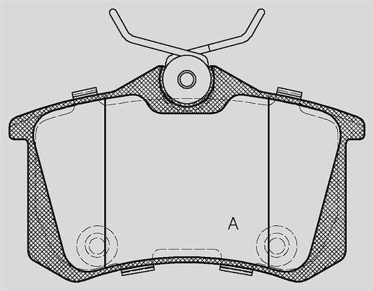 Open Parts Σετ Τακάκια για Chevrolet C3 Picasso Citroen C3