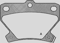 Open Parts Bremsbelag für Toyota Celica